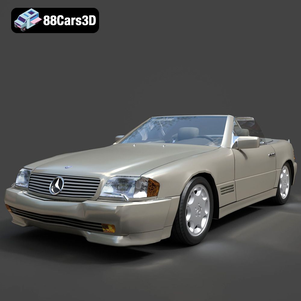 Mercedes-Benz 500SL 2000 3D Model