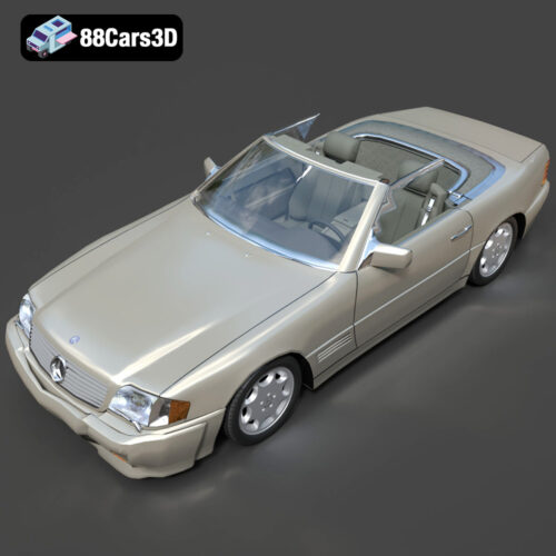 Mercedes-Benz 500SL 2000 3D Model