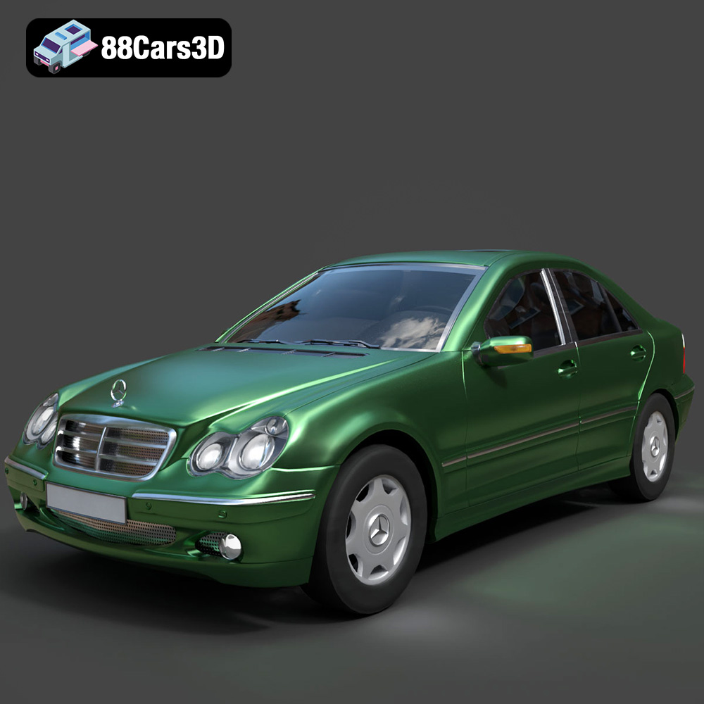 Mercedes-Benz C-Class Sedan 2000 3D Model