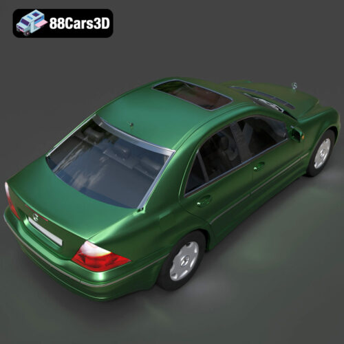 Mercedes-Benz C-Class Sedan 2000 3D Model