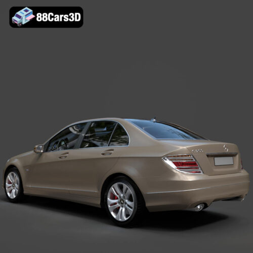 Mercedes-Benz C-Klasse 204 2011 3D Model