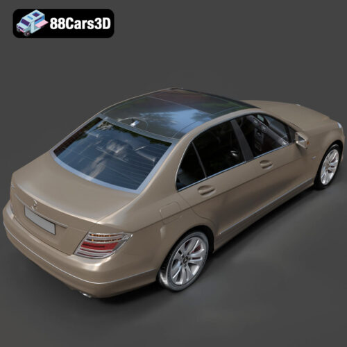 Mercedes-Benz C-Klasse 204 2011 3D Model