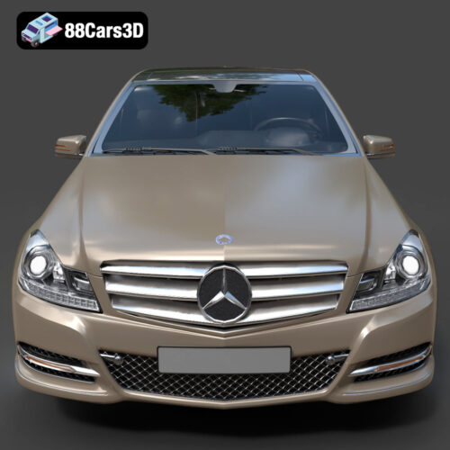 Mercedes-Benz C-Klasse 204 2011 3D Model