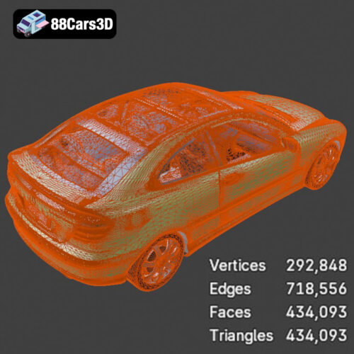 Mercedes-Benz C-Klasse Sportcoupe 2000 3D Model - Gallery Image 7 Mercedes-Benz C-Klasse Sportcoupe 2000 3D Model
