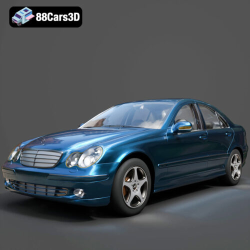 Mercedes-Benz C-class W203 2006 3D Model