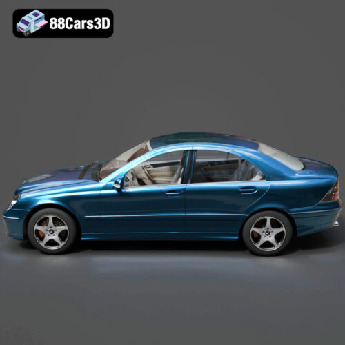 Mercedes-Benz C-class W203 2006 3D Model