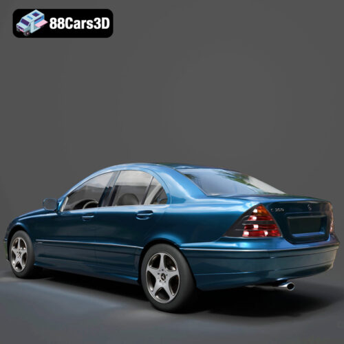 Mercedes-Benz C-class W203 2006 3D Model