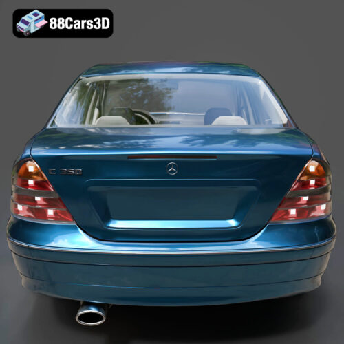 Mercedes-Benz C-class W203 2006 3D Model