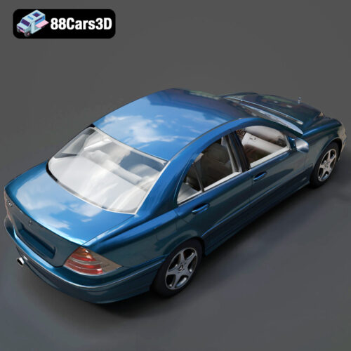 Mercedes-Benz C-class W203 2006 3D Model
