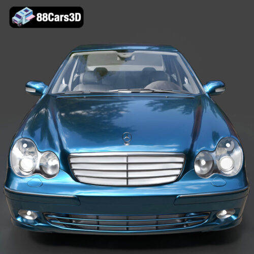 Mercedes-Benz C-class W203 2006 3D Model