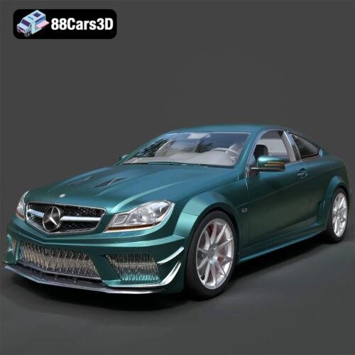 Mercedes-Benz C63 AMG 2012 3D Model - Main Image Mercedes-Benz C63 AMG 2012 3D Model