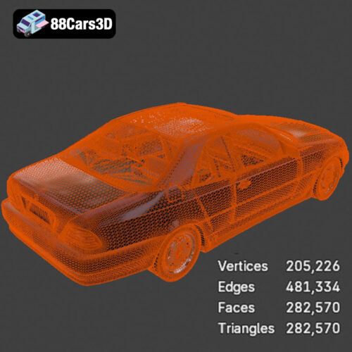 Mercedes-Benz CL-Klasse 2001 3D Model
