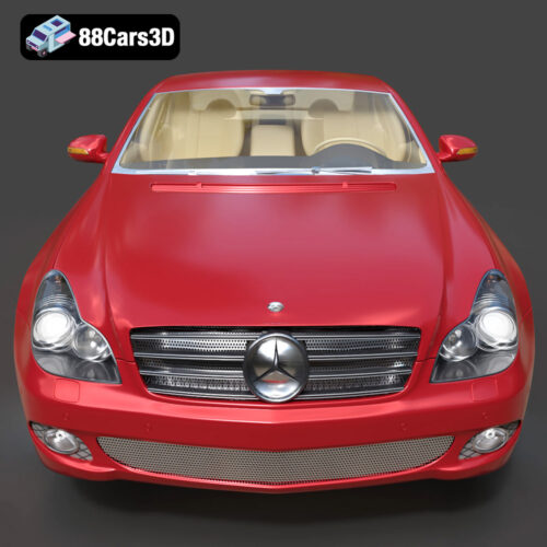 Mercedes-Benz CLS 500 3D Model - Gallery Image 4 Mercedes-Benz CLS 500 3D Model