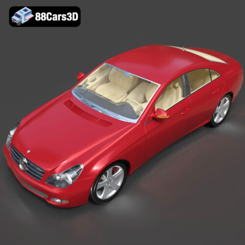 Mercedes-Benz CLS 500 3D Model - Gallery Image 5 Mercedes-Benz CLS 500 3D Model