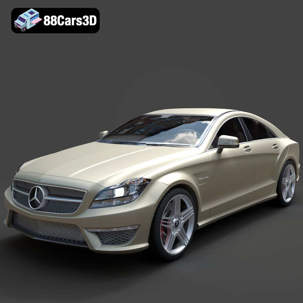 Mercedes-Benz CLS63 AMG (C218) 2014 3D Model