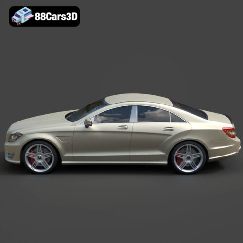 Mercedes-Benz CLS63 AMG (C218) 2014 3D Model