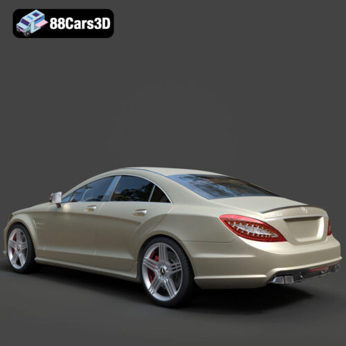 Mercedes-Benz CLS63 AMG (C218) 2014 3D Model