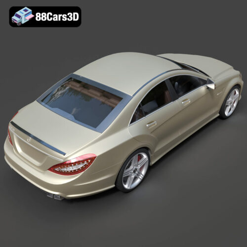 Mercedes-Benz CLS63 AMG (C218) 2014 3D Model