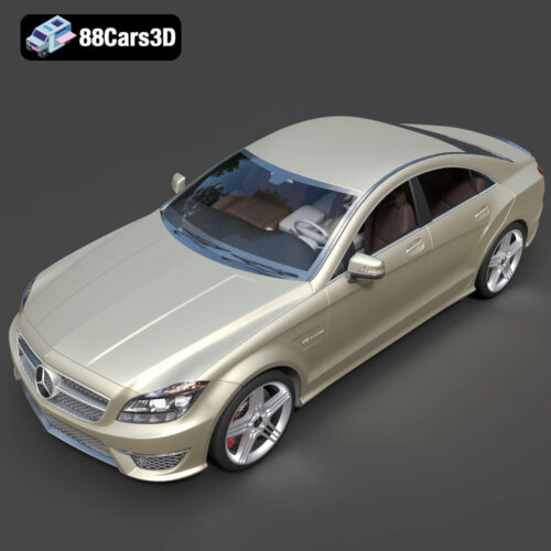 Mercedes-Benz CLS63 AMG (C218) 2014 3D Model