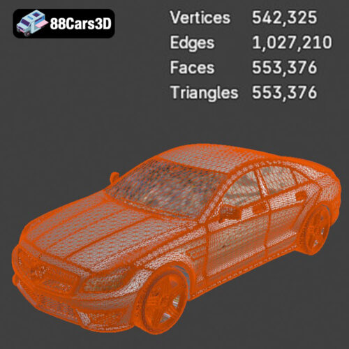 Mercedes-Benz CLS63 AMG (C218) 2014 3D Model