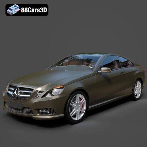 Mercedes-Benz E Coupe 2010 3D Model - Main Image Mercedes-Benz E Coupe 2010 3D Model