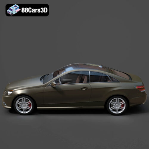 Mercedes-Benz E Coupe 2010 3D Model - Gallery Image 6 Mercedes-Benz E Coupe 2010 3D Model