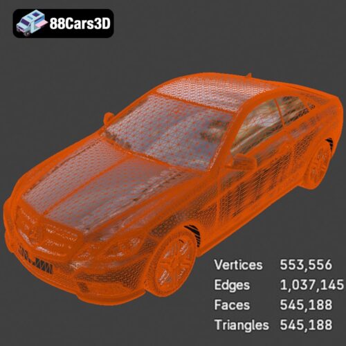 Mercedes-Benz E Coupe 2010 3D Model - Gallery Image 7 Mercedes-Benz E Coupe 2010 3D Model