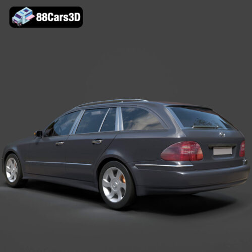 Mercedes-Benz E-Class S211 3D Model - Gallery Image 3 Mercedes-Benz E-Class S211 3D Model