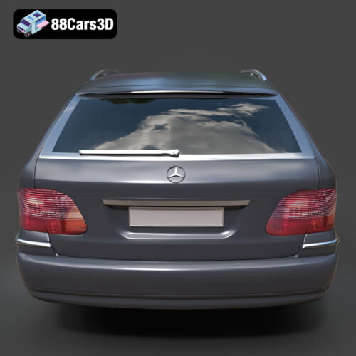 Mercedes-Benz E-Class S211 3D Model - Gallery Image 2 Mercedes-Benz E-Class S211 3D Model