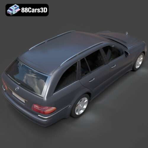 Mercedes-Benz E-Class S211 3D Model - Gallery Image 4 Mercedes-Benz E-Class S211 3D Model