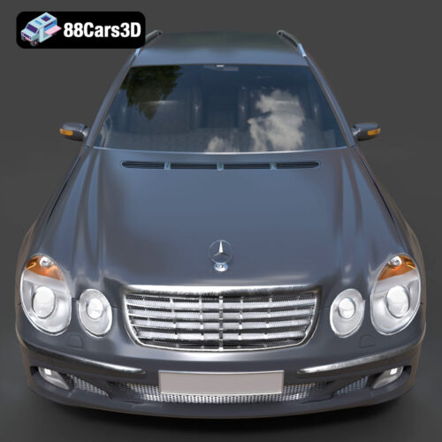 Mercedes-Benz E-Class S211 3D Model - Gallery Image 5 Mercedes-Benz E-Class S211 3D Model