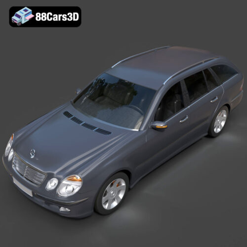 Mercedes-Benz E-Class S211 3D Model - Gallery Image 6 Mercedes-Benz E-Class S211 3D Model