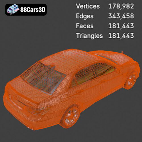 Mercedes-Benz E-Klasse 63 AMG 3D Model