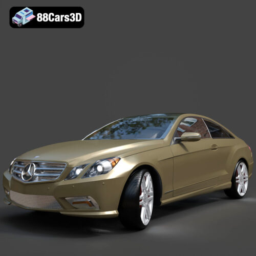 Mercedes-Benz E-Klasse Coupe 2010 3D Model