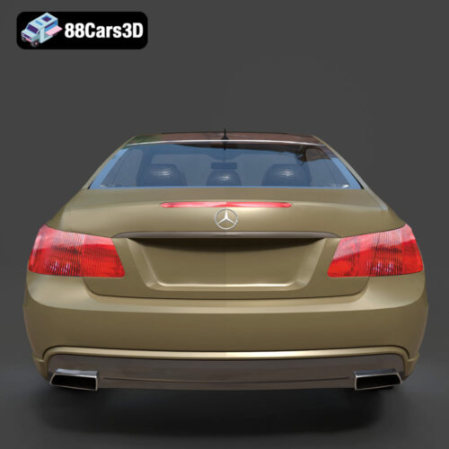 Mercedes-Benz E-Klasse Coupe 2010 3D Model