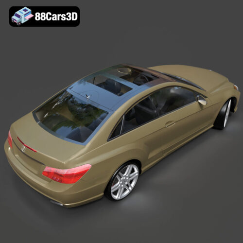 Mercedes-Benz E-Klasse Coupe 2010 3D Model