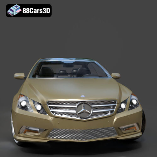 Mercedes-Benz E-Klasse Coupe 2010 3D Model