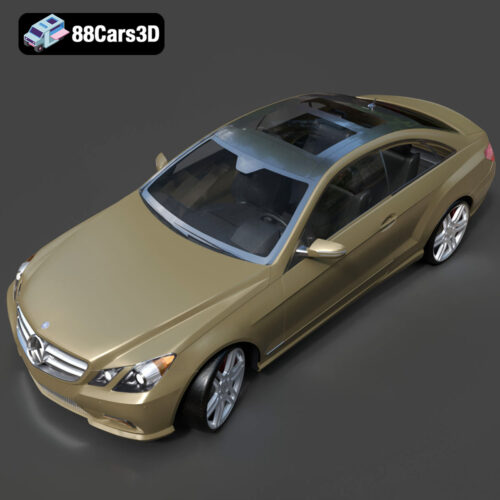 Mercedes-Benz E-Klasse Coupe 2010 3D Model
