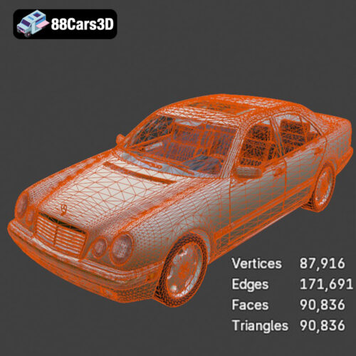 Mercedes-Benz E-Klasse W210 3D Model