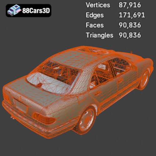 Mercedes-Benz E-Klasse W210 3D Model