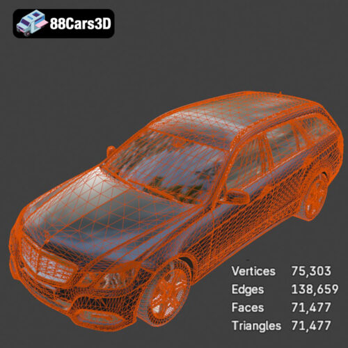 Mercedes-Benz E-class Estate S212 2009 3D Model