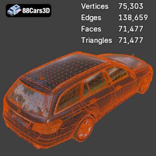 Mercedes-Benz E-class Estate S212 2009 3D Model