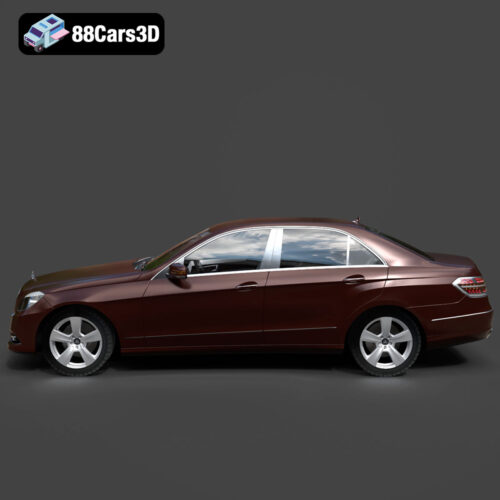 Mercedes-Benz E-Class W212 2009 3D Model - Gallery Image 1 Mercedes-Benz E-Class W212 2009 3D Model
