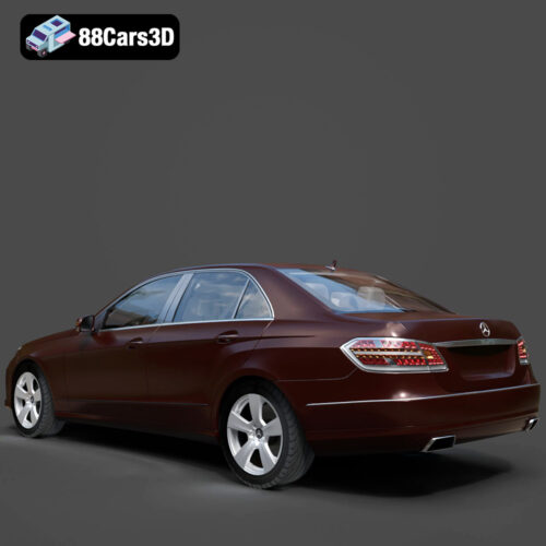 Mercedes-Benz E-Class W212 2009 3D Model - Gallery Image 2 Mercedes-Benz E-Class W212 2009 3D Model