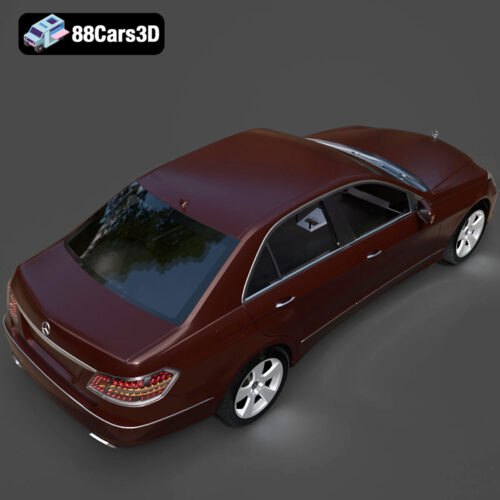 Mercedes-Benz E-Class W212 2009 3D Model - Gallery Image 4 Mercedes-Benz E-Class W212 2009 3D Model