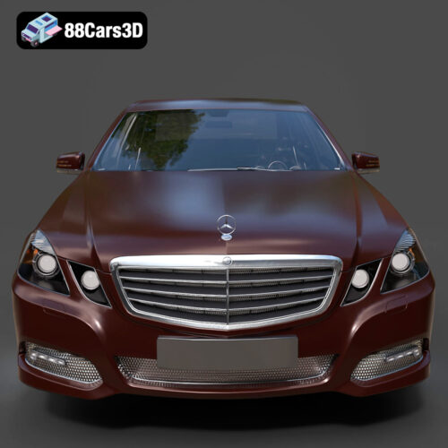 Mercedes-Benz E-Class W212 2009 3D Model - Gallery Image 3 Mercedes-Benz E-Class W212 2009 3D Model
