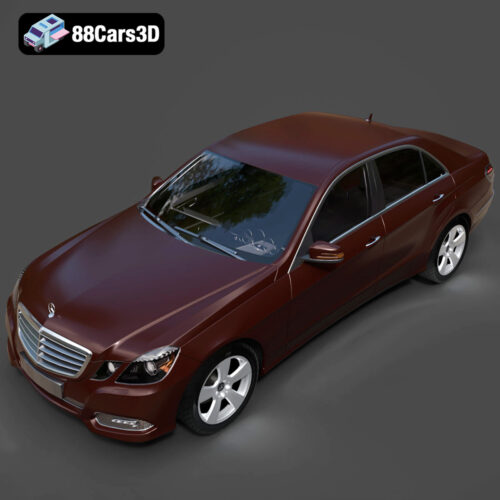 Mercedes-Benz E-Class W212 2009 3D Model - Gallery Image 5 Mercedes-Benz E-Class W212 2009 3D Model