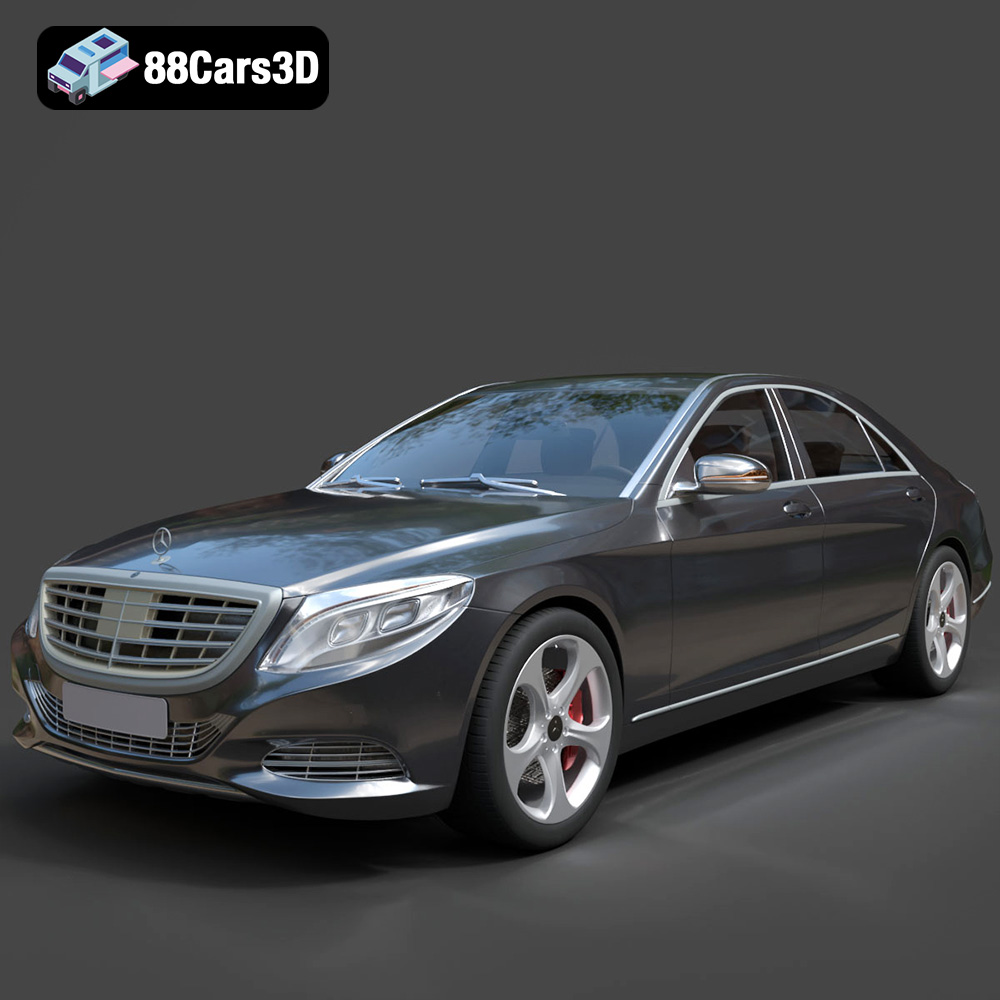 Mercedes-Benz S-Class 2014 3D Model