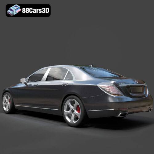 Mercedes-Benz S-Class 2014 3D Model