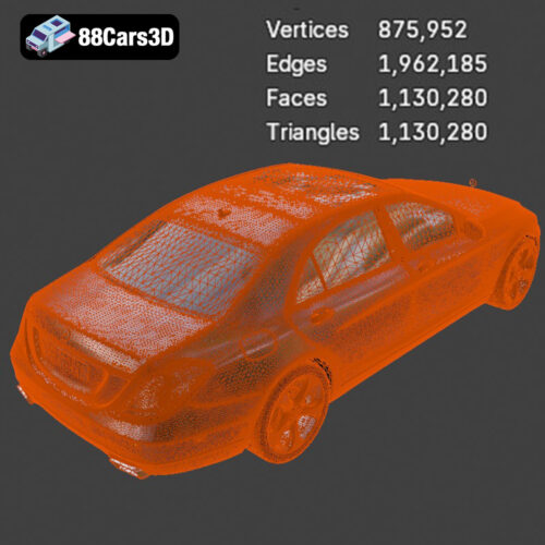 Mercedes-Benz S-Class 2014 3D Model